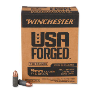 Winchester USA Forged 9mm Luger Ammunition 150 Rounds