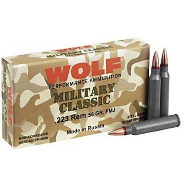 Wolf Military Classic .223 Remington Ammunition