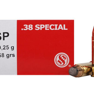 Sellier & Bellot Ammunition 38 Special 158 Grain Semi-Jacketed Soft Point Box of 50