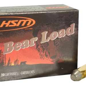 HSM Bear Ammunition 10mm Auto 200 Grain Lead Round Nose Flat Point Box of 20