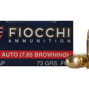 Fiocchi Shooting Dynamics Ammunition 32 ACP 73 Grain Full Metal Jacket Box of 50