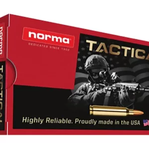 Norma Tactical Ammunition 7.62x39mm 124 Grain Full Metal Jacket Box of 20