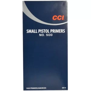 CCI Small Pistol Primers #500 Box of 1000 – Blemished