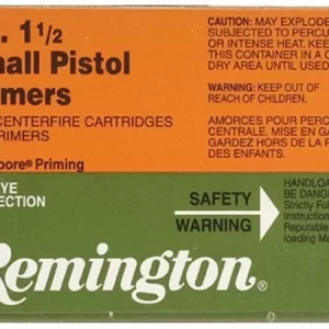 Remington Small Pistol Primers #1-1/2 Box of 1000 (10 Trays of 100)
