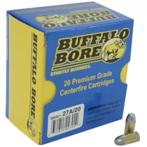 Buffalo Bore Ammunition 380 ACP +P 100 Grain Lead Flat Nose Box of 20