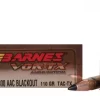 Barnes VOR-TX Ammunition 300 AAC Blackout 110 Grain