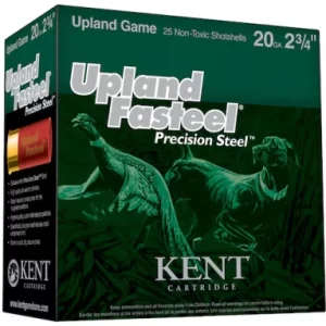 Kent Cartridge Upland Fasteel Precison Steel Upland Ammunition 20 Gauge 2-3/4″ 7/8 oz #5 Non -Toxic Steel Shot