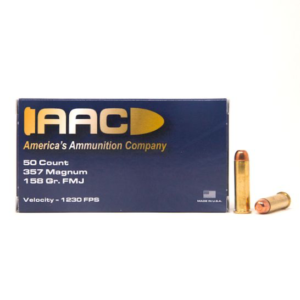 10 Boxes of AAC .357 MAGNUM AMMO 158GR FMJ 50RD BOX
